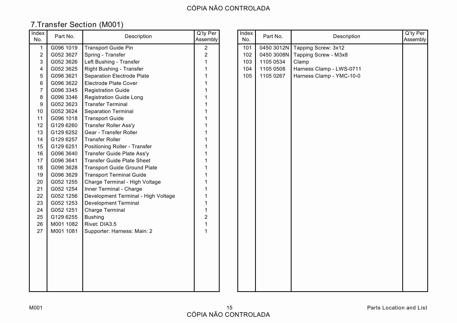 RICOH Aficio SP-4200N M001 Parts Catalog-3